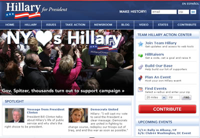 us elections-hillaryclinton screen