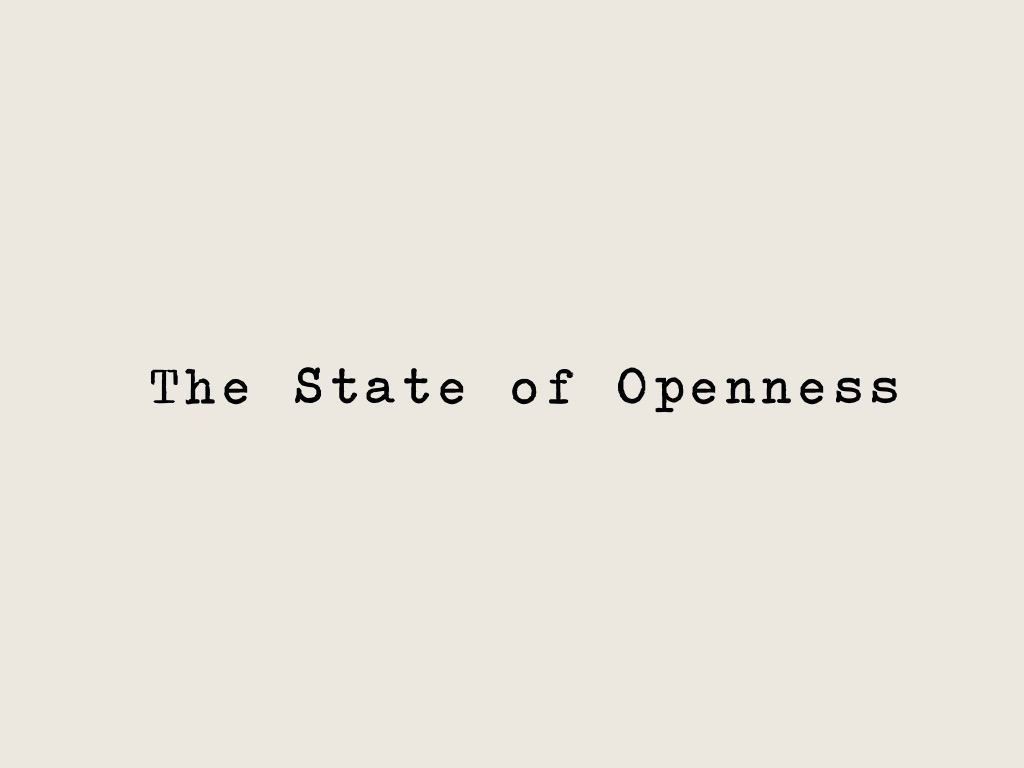 The State of Openness